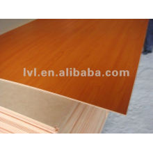 Buena calidad doble cara de madera de grano melamina mdf 4mm